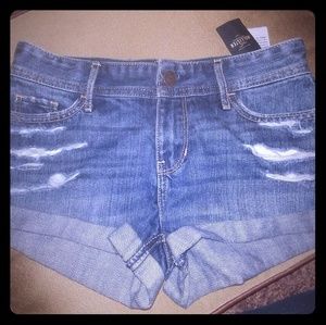 Hollister jean shorts